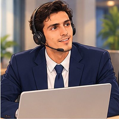 Ali on a first call with a client